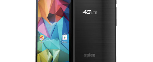 Spice Introduces its first 4G smartphone the Stellar 519 at Rs 8,499.